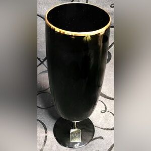 Oneida Crystal Minx Black Champagne Flute